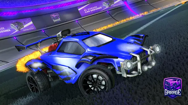 A Rocket League car design from NetfishHun