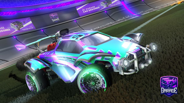 A Rocket League car design from carpetstainn