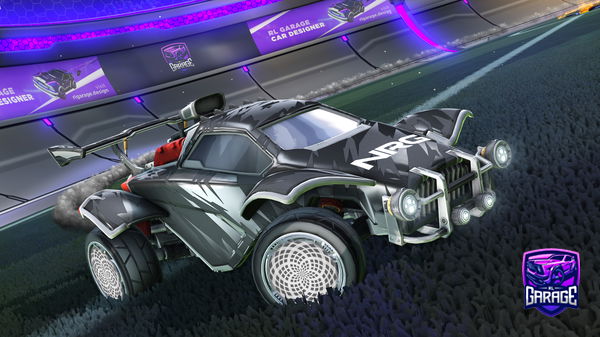 A Rocket League car design from Poweredplayer