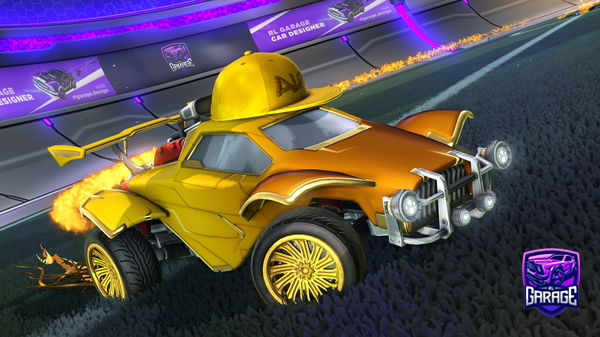 A Rocket League car design from JULA11