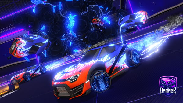 A Rocket League car design from 1kYen