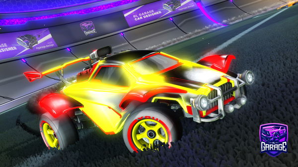 A Rocket League car design from ERRORMISSING