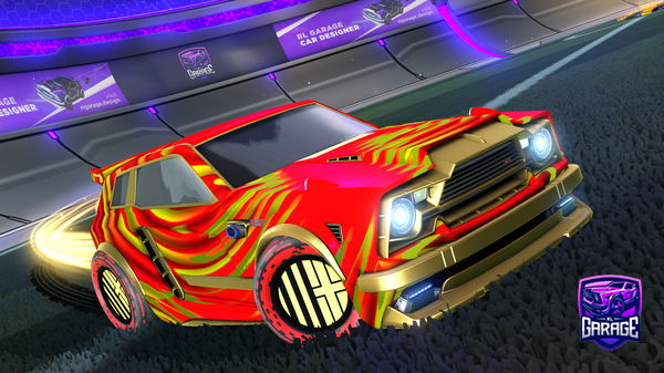 A Rocket League car design from rubiijnr