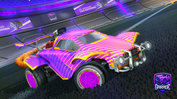 A Rocket League car design from GoFlyers34