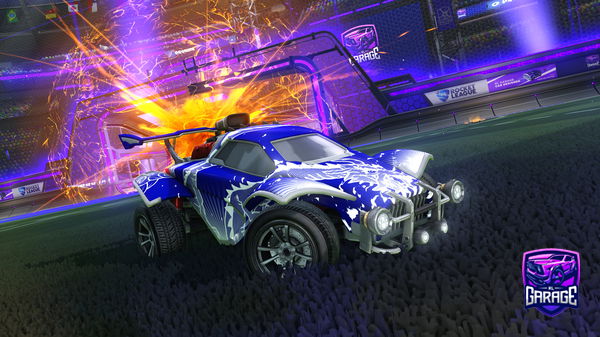 A Rocket League car design from King_v87