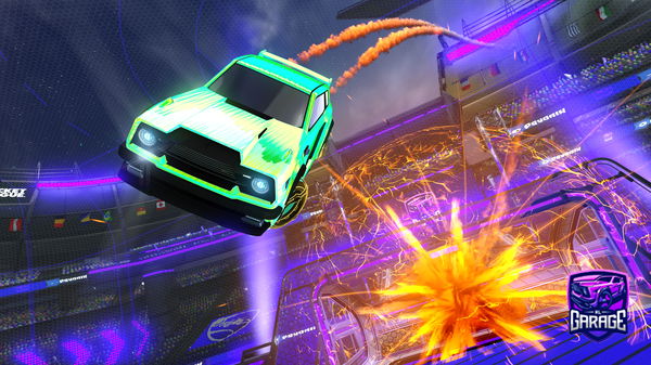 A Rocket League car design from RAMEZV