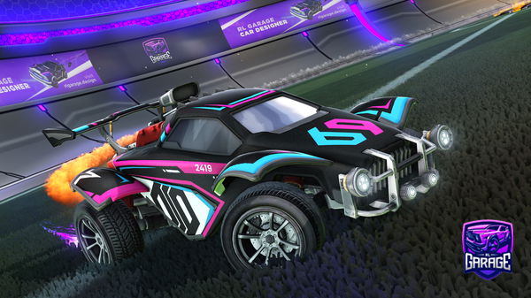 A Rocket League car design from W33UMR