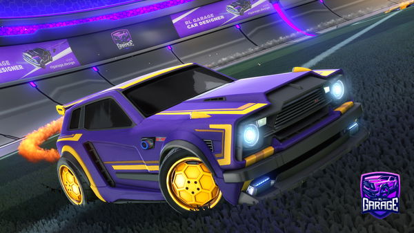 A Rocket League car design from Bighe_d