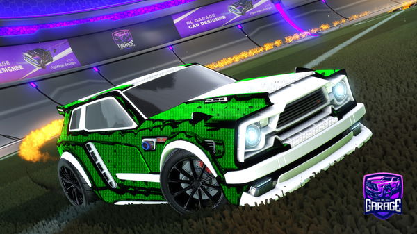 A Rocket League car design from cionen