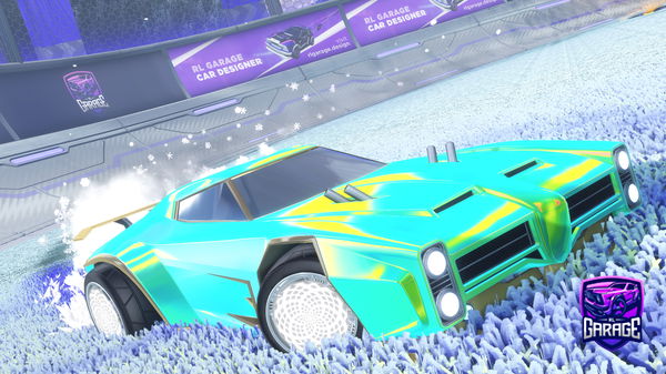 A Rocket League car design from YYZ-KET