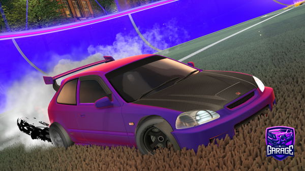 A Rocket League car design from Kirby_is_best