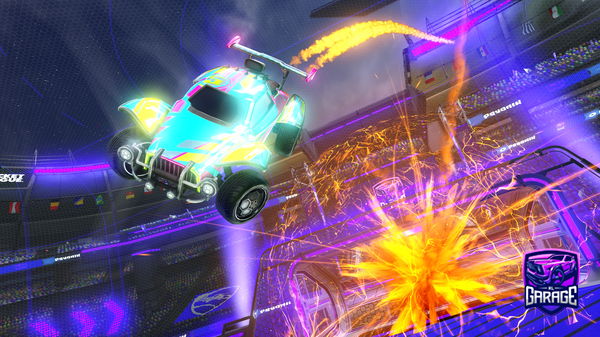 A Rocket League car design from LucaTony24