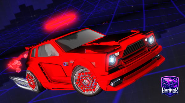 A Rocket League car design from Hyperventilation