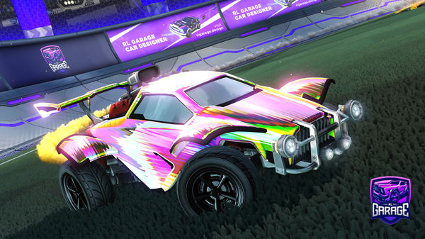 A Rocket League car design from Skib____