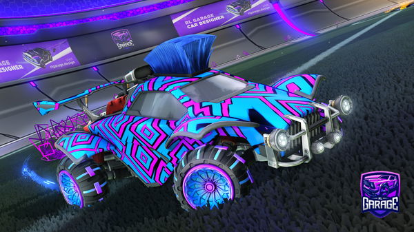 A Rocket League car design from DoupDoupDoup