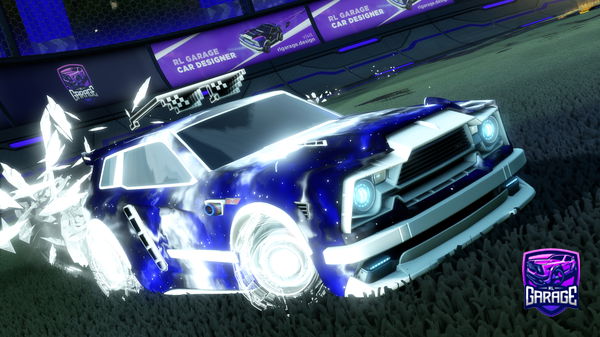 A Rocket League car design from Dragons2616431