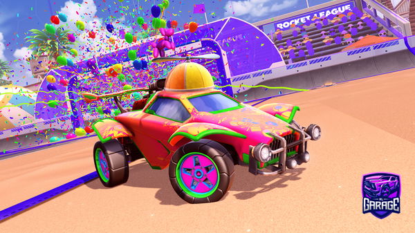 A Rocket League car design from MrGilly21