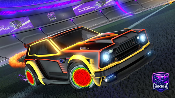 A Rocket League car design from Martijn4118