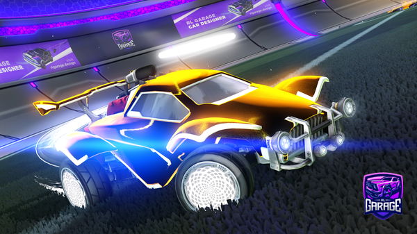 A Rocket League car design from MWWM10