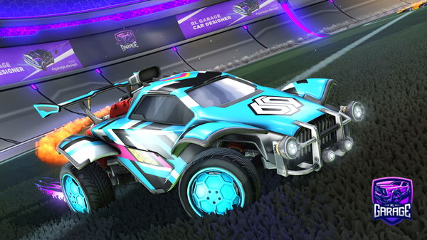 A Rocket League car design from Brushedfever40_