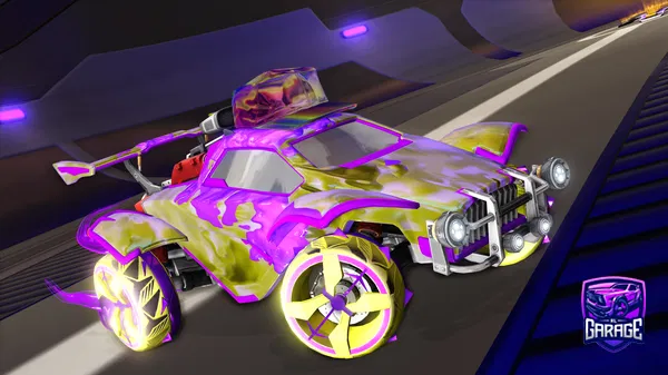 A Rocket League car design from Misha76_