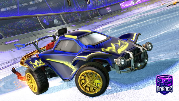 A Rocket League car design from Ejjdc