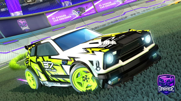 A Rocket League car design from PLOUTTY