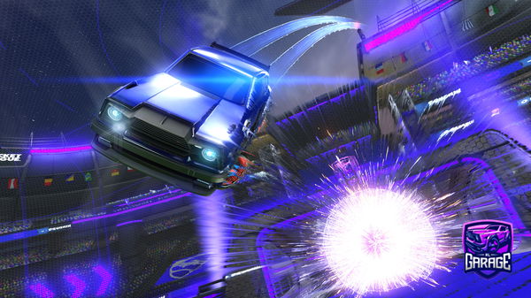 A Rocket League car design from Tomei124