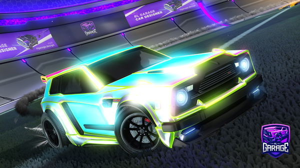 A Rocket League car design from Wohulo