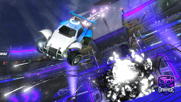 A Rocket League car design from Mattamg