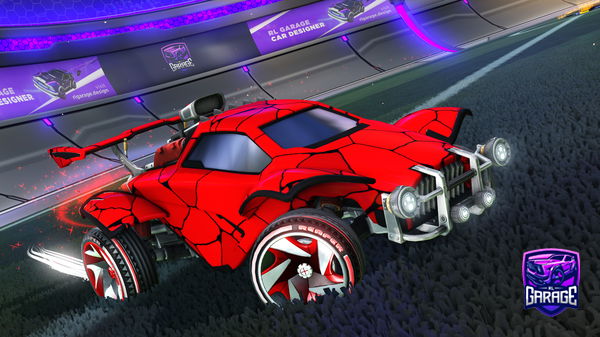 A Rocket League car design from agntbubblz