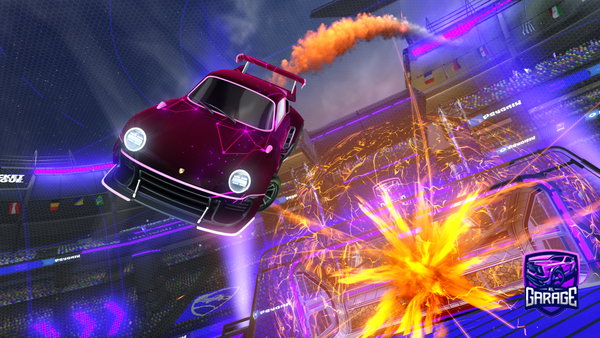 A Rocket League car design from Seloow