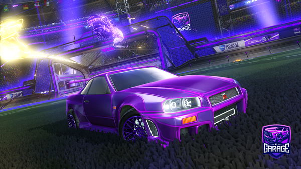 A Rocket League car design from FAZEKZ2