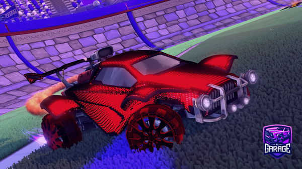 A Rocket League car design from sleeepyaswell