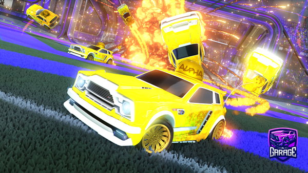 A Rocket League car design from hzbudjf