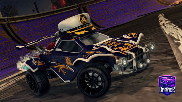 A Rocket League car design from itung17