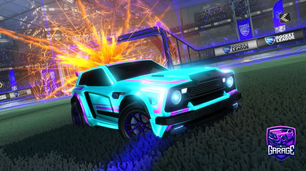 A Rocket League car design from H3ct0rXD