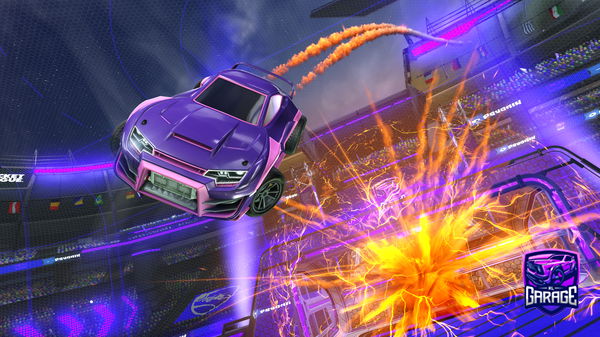 A Rocket League car design from flyingaqua