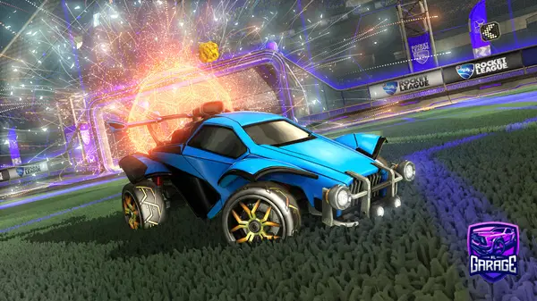 A Rocket League car design from ierey