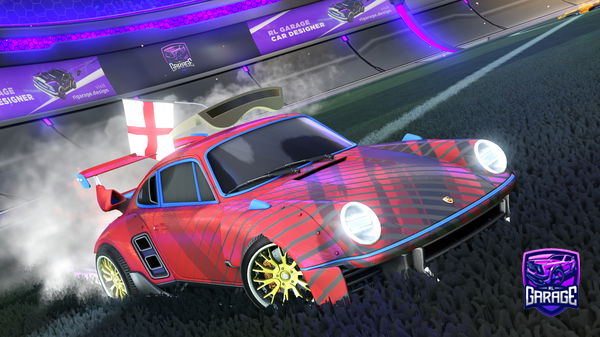 A Rocket League car design from Dxrkrl1