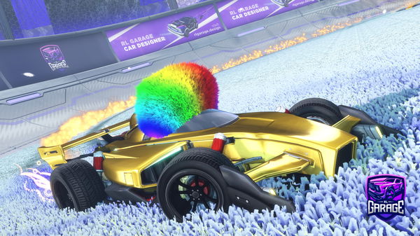 A Rocket League car design from niiqsy