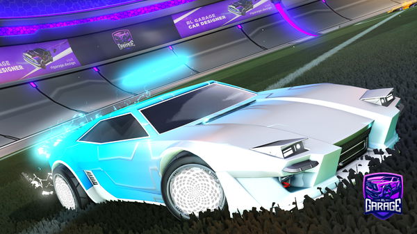 A Rocket League car design from Luviito2