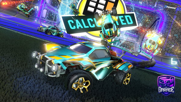 A Rocket League car design from Polka