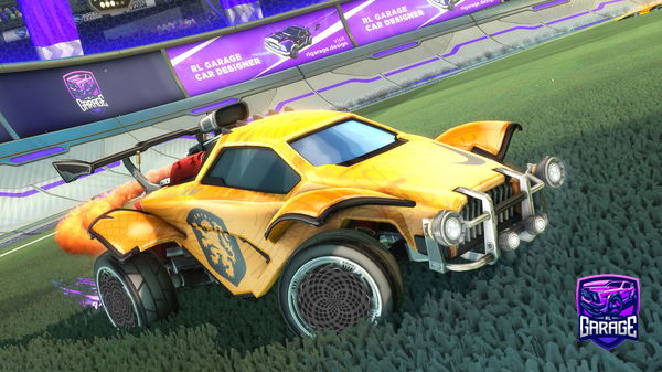 A Rocket League car design from Clarkj35