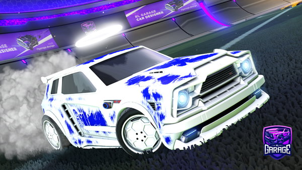 A Rocket League car design from Raprukainen