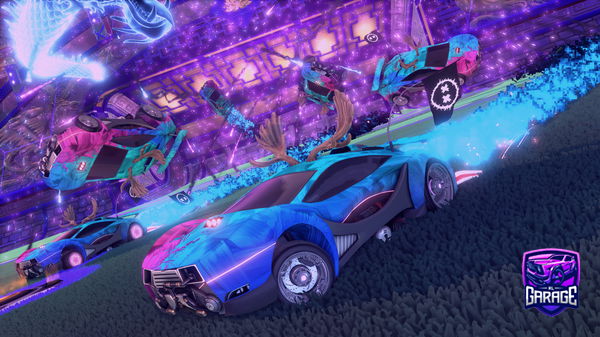 A Rocket League car design from Roy038