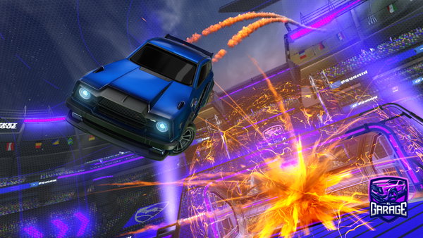 A Rocket League car design from daniboysuii