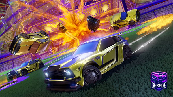 A Rocket League car design from hassngym