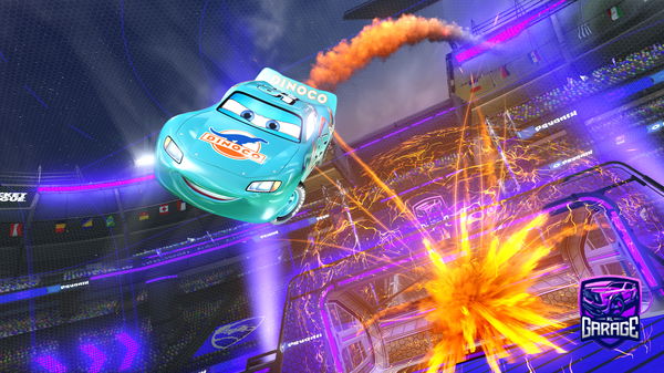 A Rocket League car design from AsserSherif