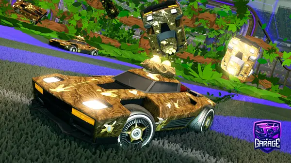 A Rocket League car design from niimso